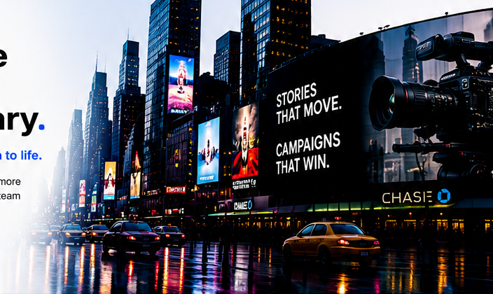 City media campaign and cinema camera