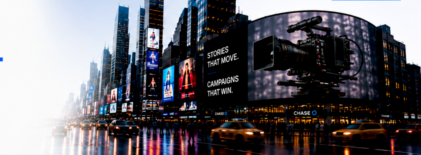 City media campaign and cinema camera
